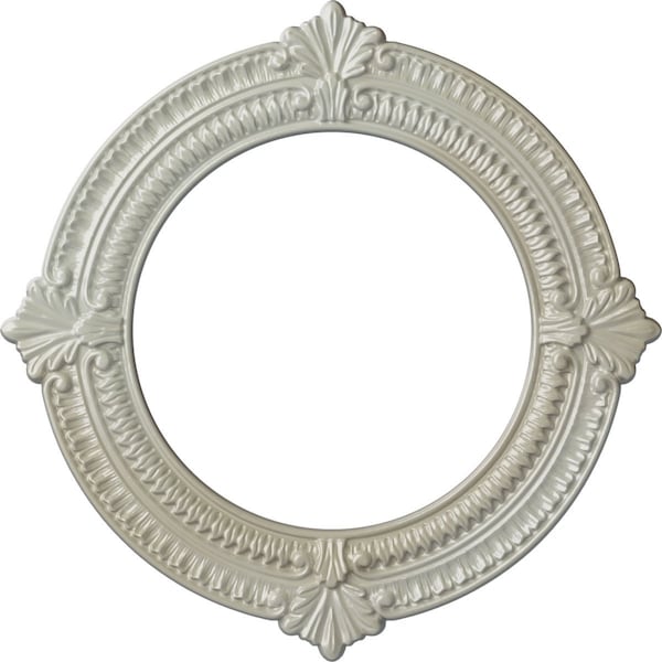 Ekena Millwork Benson Ceiling Medallion (Fits Canopies up to 8"), Hand-Painted Flash Blue, 13 1/8"OD x 8"ID x 5/8"P CM13BNFBS - main